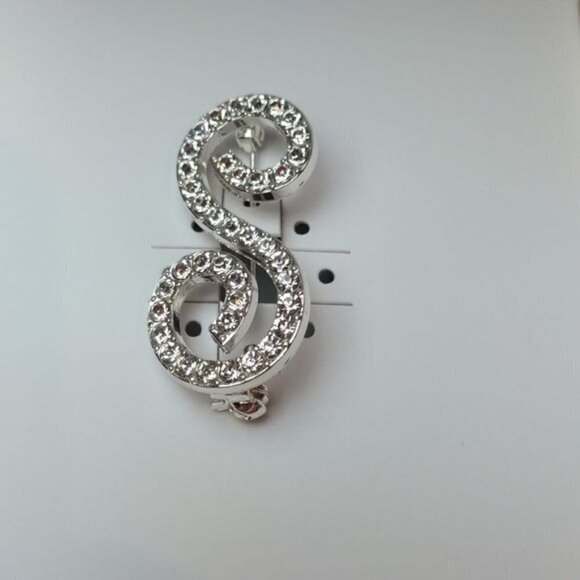 Charter Club Letter S Initial Pin - Picture 2 of 5